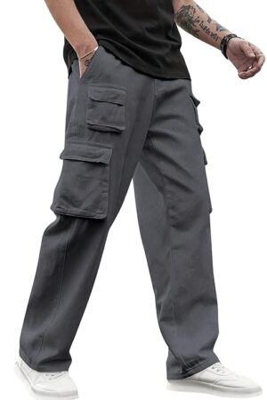 Lymio Men Cargo || Men Cargo Pants || Men Cargo Pants Cotton || Cargos for Men (Cargo-38-41)