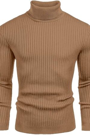 NORTHWIND Men's High Turtle Neck Cotton T-Shirt