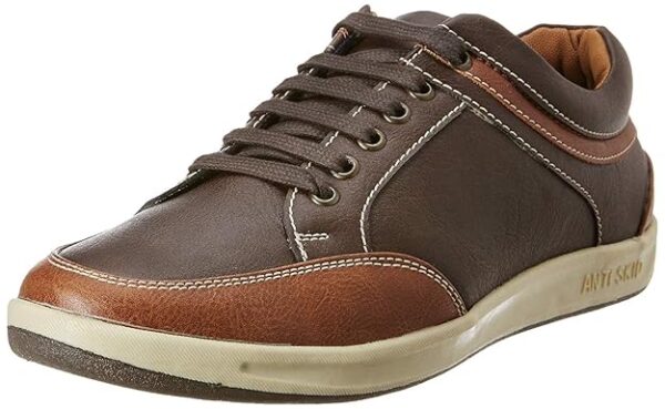 Centrino Men's Causal Sneakers | Lace-Up Design | Rounded Front | Soft Cushioned Insole | Fashion Sneakers | Anti Skid Sole (3322)
