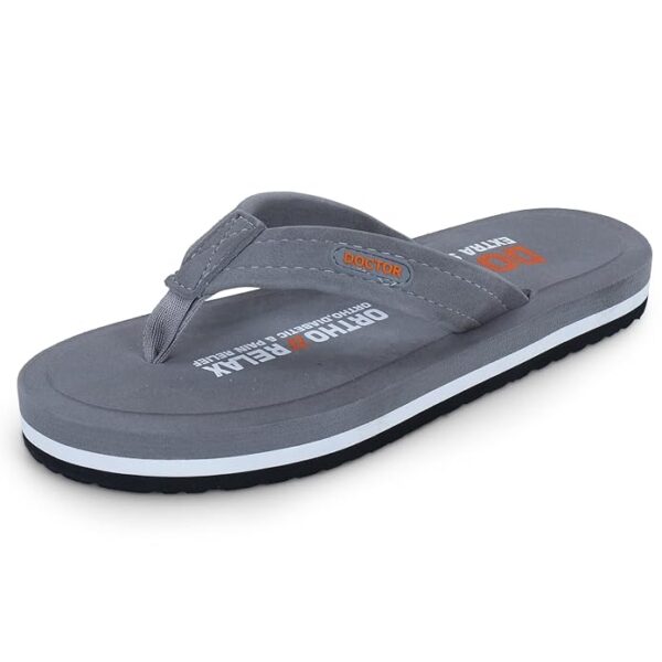 DOCTOR EXTRA SOFT Ultra Cushion Slippers for Men's| Lightweight & Comfortable| Orthopedic & Diabetic| Casual & Stylish| Non-Slip Durable Mcr Dr Chappals & House Flip flops For Gent's & Boy’s D-32
