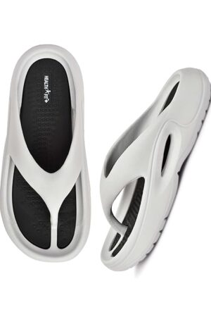HEALTH FIT Extra Soft Premium Slippers with Soft Acupressure Comfortable & Light Weight Stylish & Anti-Skid Classic Ultra Soft Casual Waterproof & Everyday Flip Flops HF147