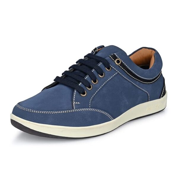 Centrino Men's Causal Sneakers | Sneakers for Men | Lace-Up Design | Rounded Front | Branded Casual Shoes with Soft Cushioned Insole | Fashion Sneakers| Anti Skid Sole (3322)