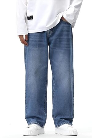 Ben Martin Men Jeans || Baggy Fit Jean's for Man || Loose Fit High Rise Denim || Stretchable Casual Wear Jean,s || Dance Rap Rapping Style Pant for Men || Denim Cotton Jeans